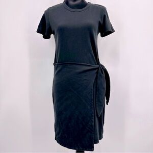 Rails Edie Dress Crewneck Short Sleeve Mini Vintage Black Size XS